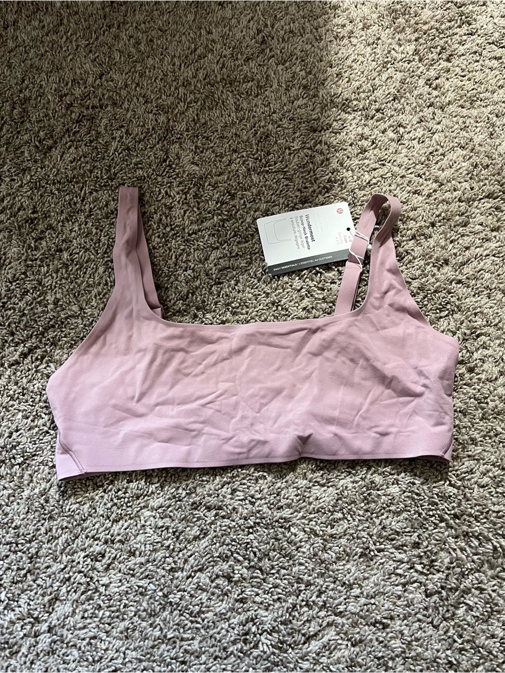 Lululemon Wundermost Ultra-Soft Nulu Scoop-Neck Bralette A-D Cups NWT Sz 10